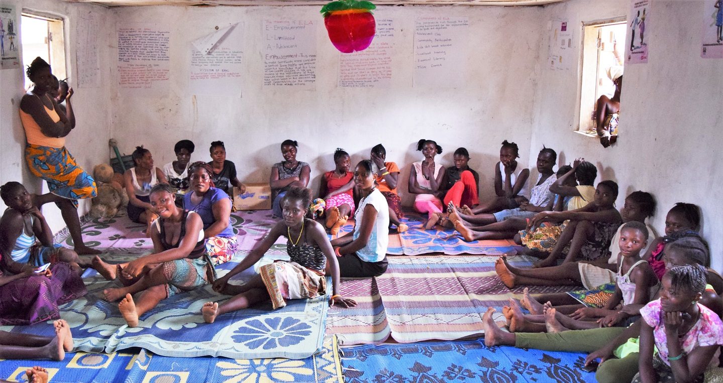 Girls club in Sierra leone