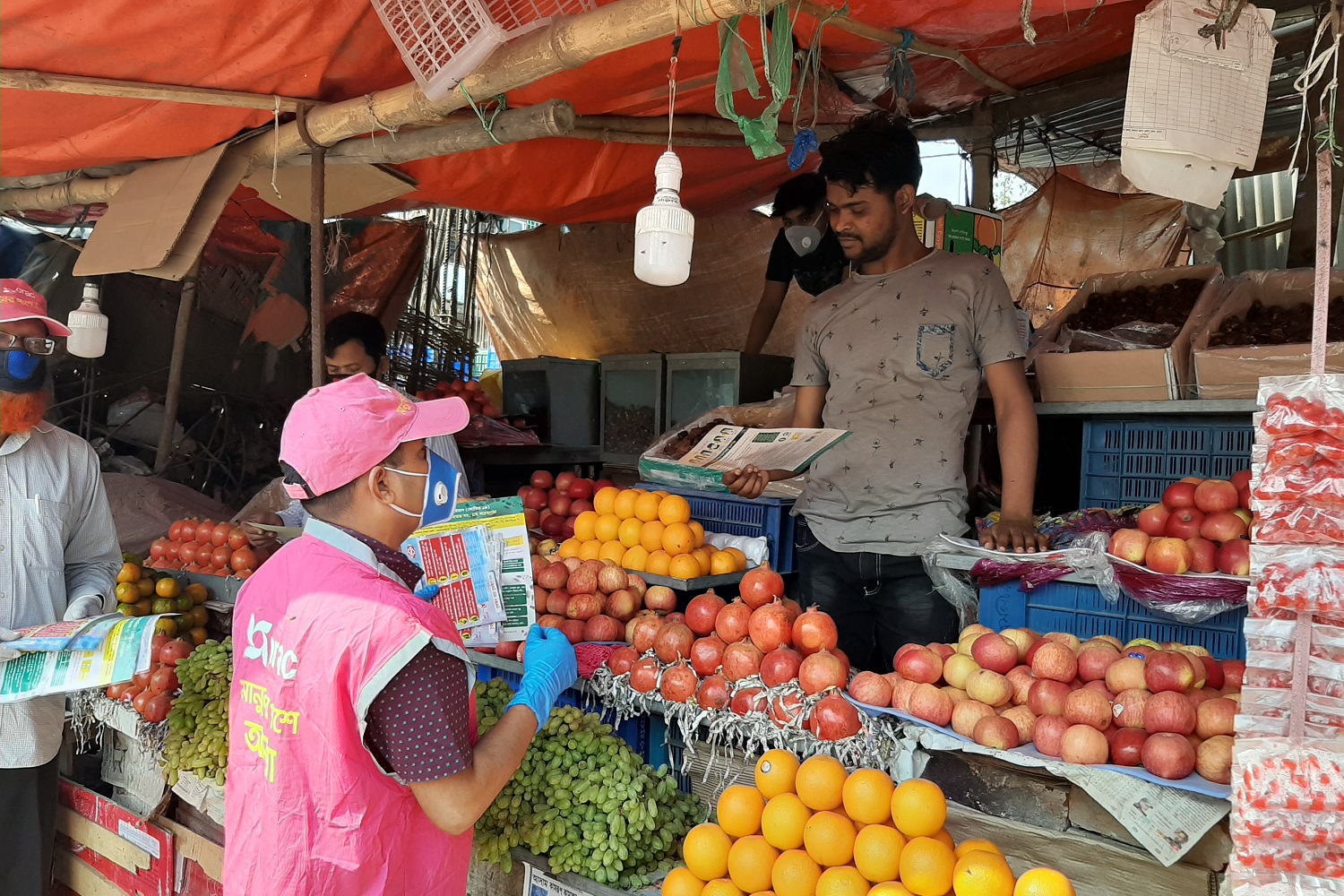 Shop owner in Bangladesh