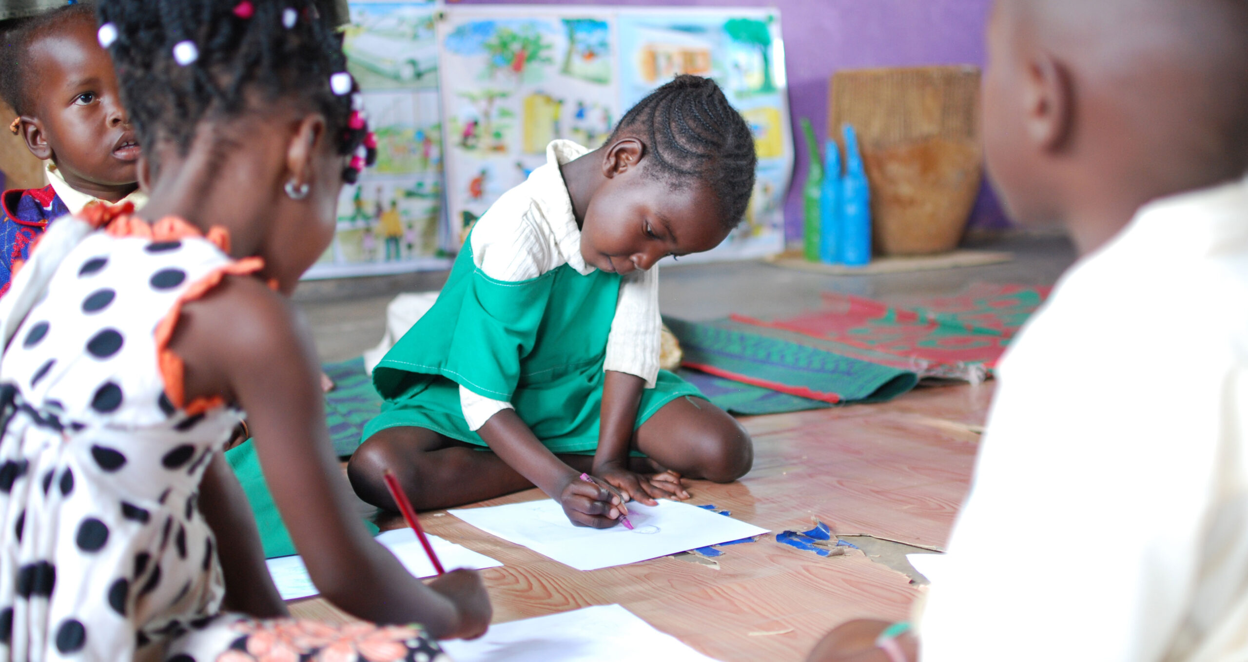 Children in a Play Lab in Uganda