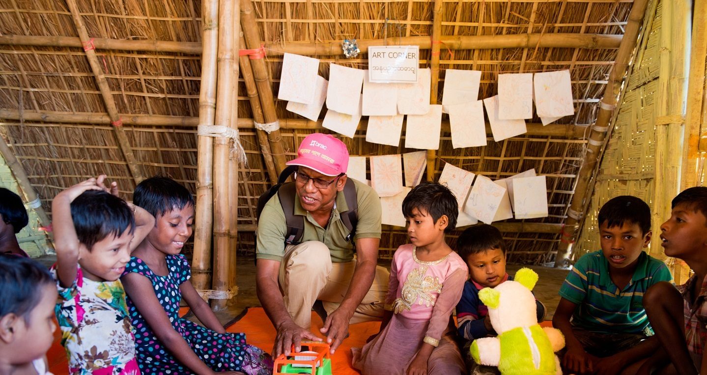 Rohingya children refugees in Cox's Bazar