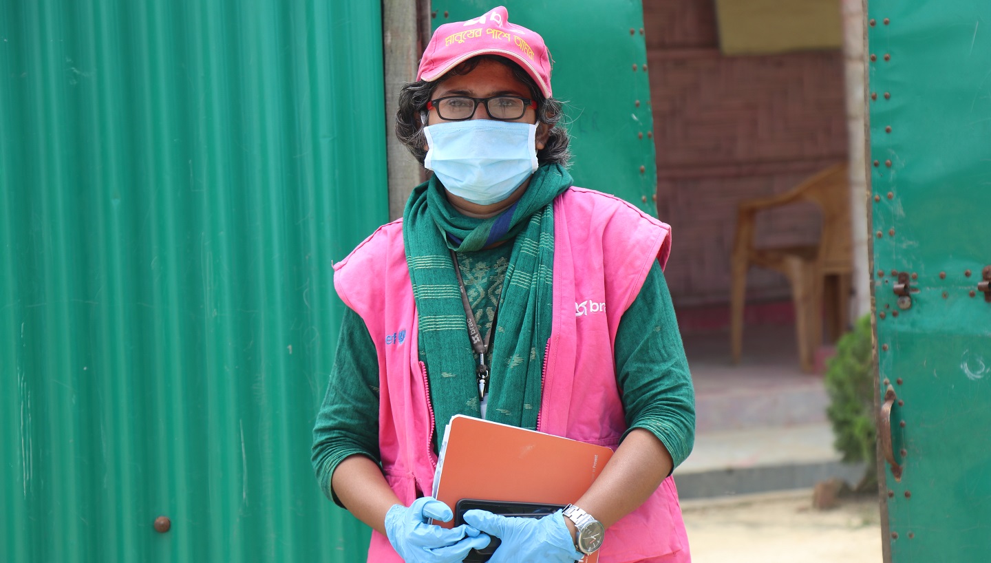 Munia is a social worker in Cox's Bazar.
