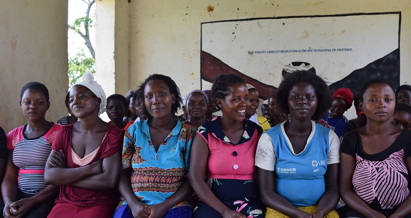 Women refugees in Uganda