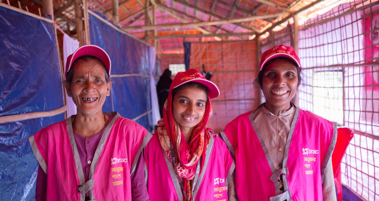 three community health workers