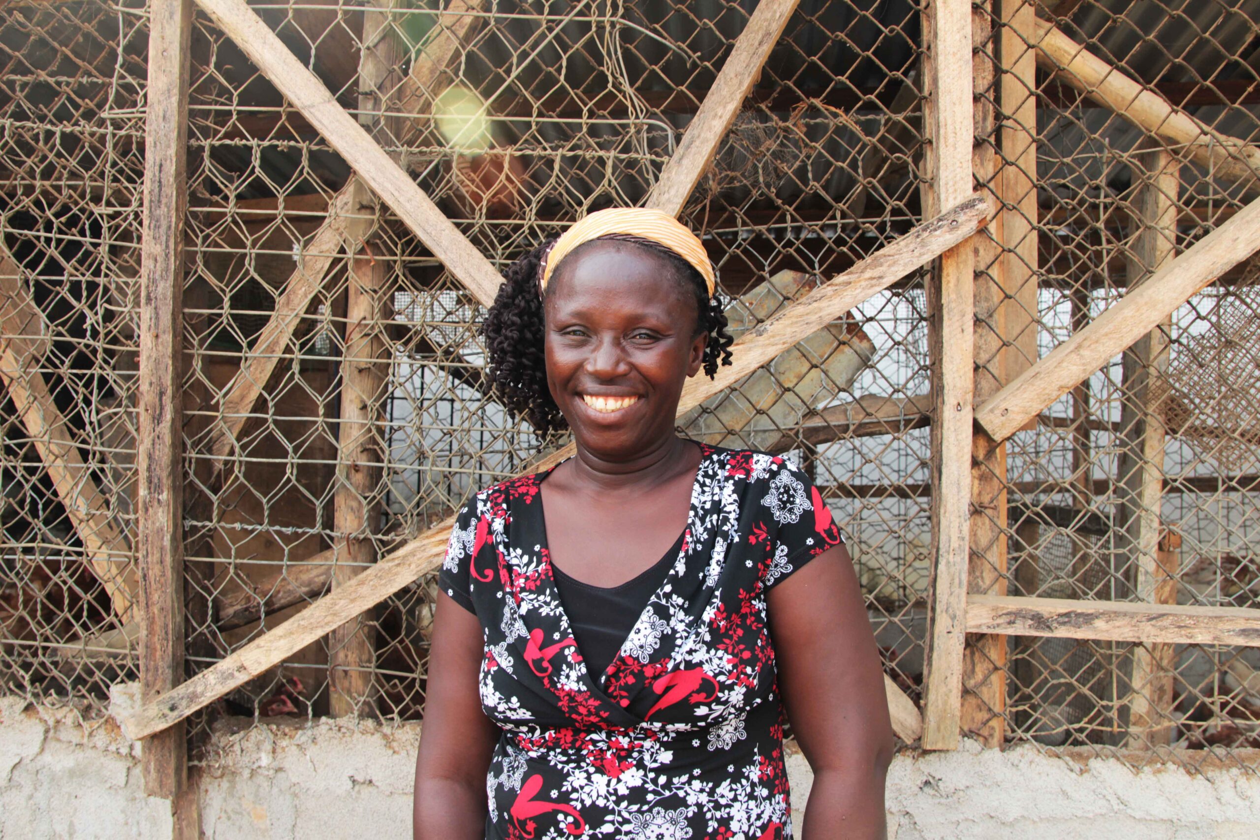 Ciatta, a chicken farmer in Liberia