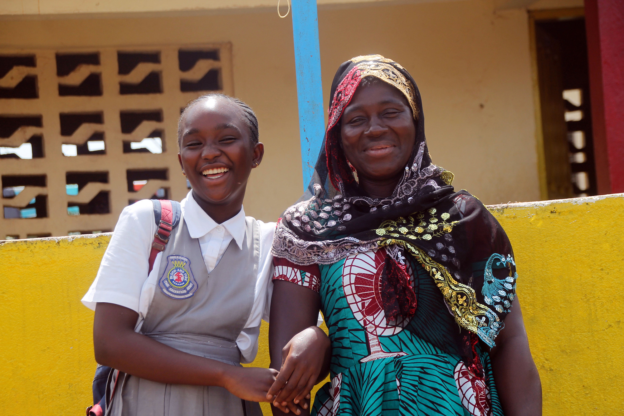 Aletha with her daughter