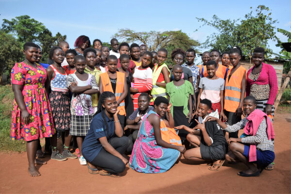 Girls gather for a BRAC youth empowerment club