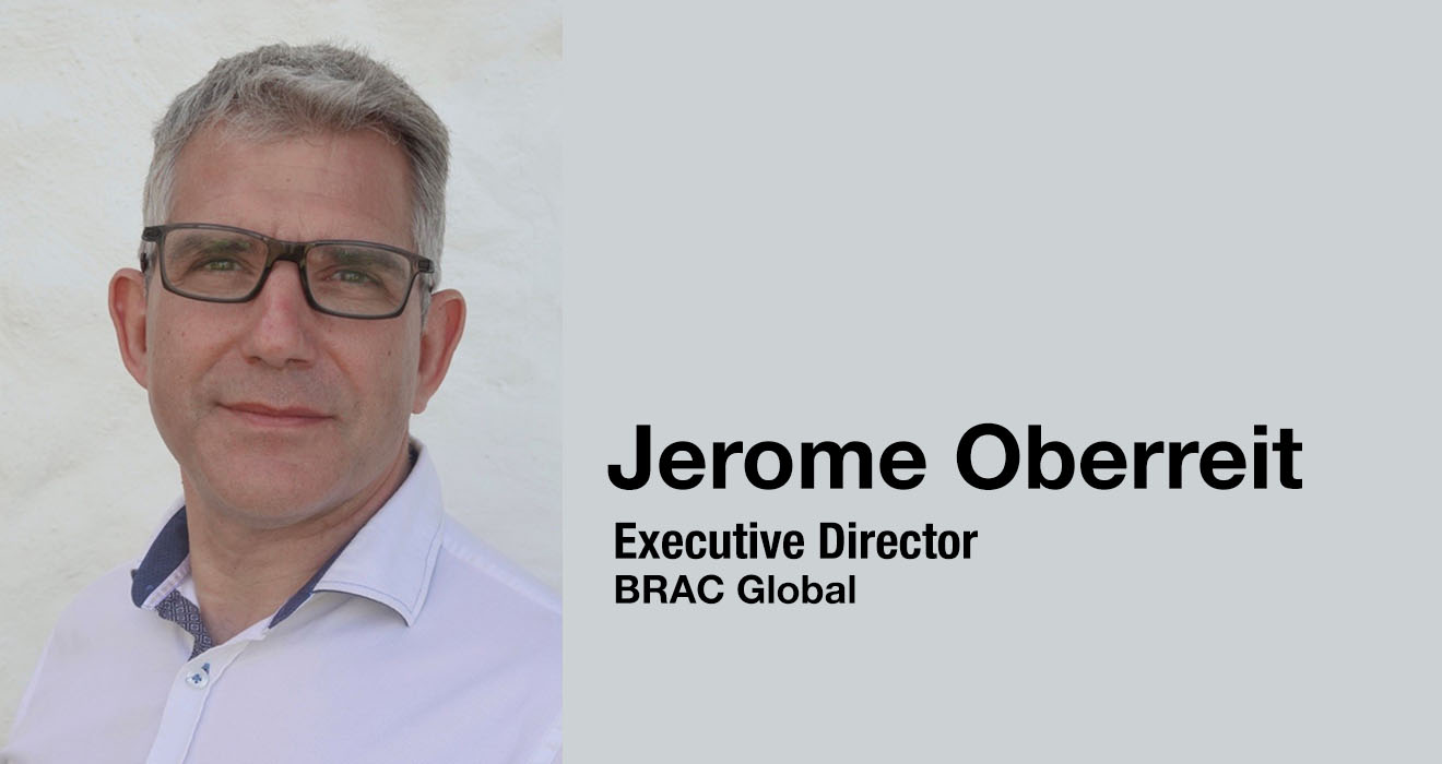 Headshot of Jerome Oberreit, Executive Director, BRAC Global