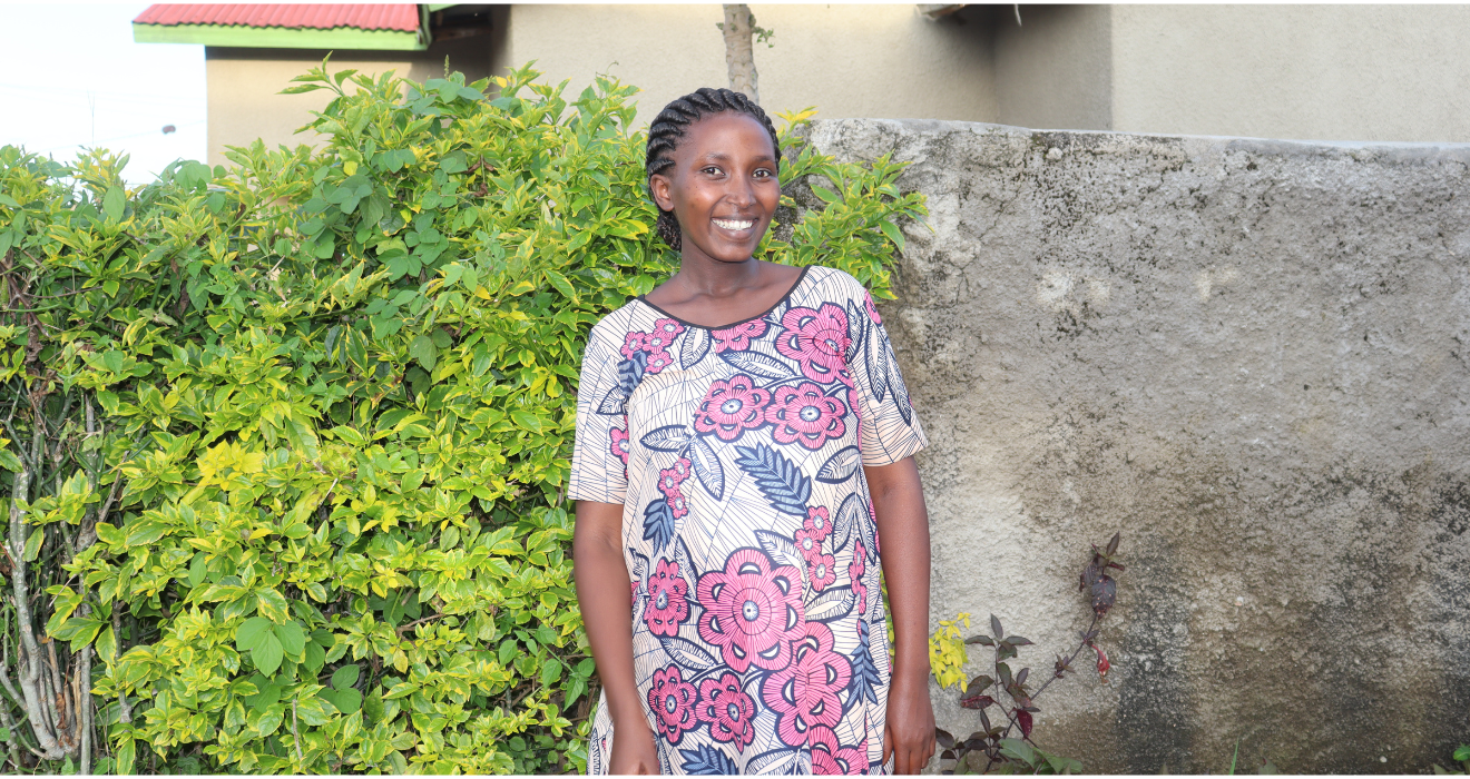 A portrait of Ngabire smiling